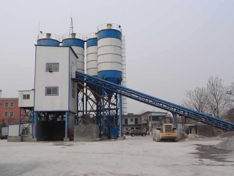 HZS90 concrete batching plant